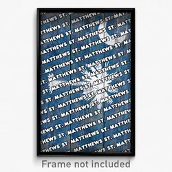 St. Matthews South Carolina Poster (SC City Souvenir 11x17 Town Print)
