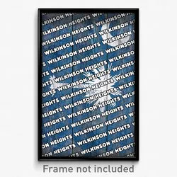 Wilkinson Heights South Carolina Poster (SC City Souvenir 11x17 Town Print)
