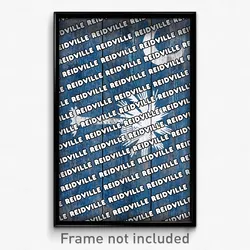 Reidville South Carolina Poster (SC City Souvenir 11x17 Town Print)