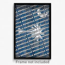 Dovesville South Carolina Poster (SC City Souvenir 11x17 Town Print)
