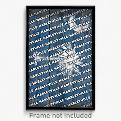 Harleyville South Carolina Poster (SC City Souvenir 11x17 Town Print)