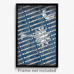 Warrenville South Carolina Poster (SC City Souvenir 11x17 Town Print)