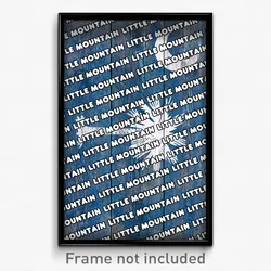 Little Mountain South Carolina Poster (SC City Souvenir 11x17 Town Print)