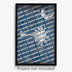 South Union South Carolina Poster (SC City Souvenir 11x17 Town Print)