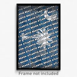 Atlantic Beach South Carolina Poster (SC City Souvenir 11x17 Town Print)