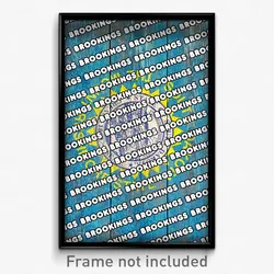 Brookings South Dakota Poster (SD City Souvenir 11x17 Town Print)