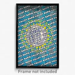Rapid Valley South Dakota Poster (SD City Souvenir 11x17 Town Print)