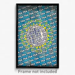 Tea South Dakota Poster (SD City Souvenir 11x17 Town Print)