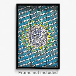 Belle Fourche South Dakota Poster (SD City Souvenir 11x17 Town Print)