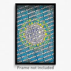 Dell Rapids South Dakota Poster (SD City Souvenir 11x17 Town Print)