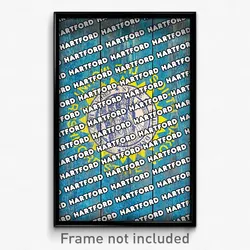 Hartford South Dakota Poster (SD City Souvenir 11x17 Town Print)