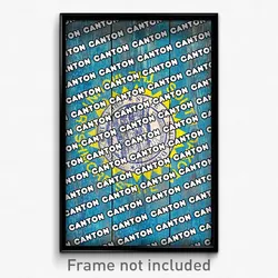 Canton South Dakota Poster (SD City Souvenir 11x17 Town Print)