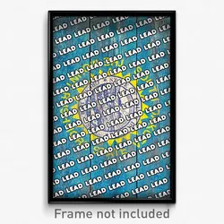 Lead South Dakota Poster (SD City Souvenir 11x17 Town Print)