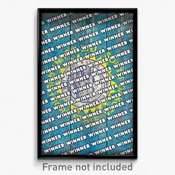 Winner South Dakota Poster (SD City Souvenir 11x17 Town Print)