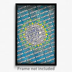 Custer South Dakota Poster (SD City Souvenir 11x17 Town Print)