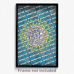 Webster South Dakota Poster (SD City Souvenir 11x17 Town Print)