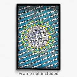 Crooks South Dakota Poster (SD City Souvenir 11x17 Town Print)