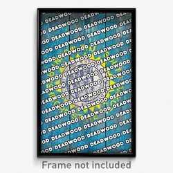 Deadwood South Dakota Poster (SD City Souvenir 11x17 Town Print)