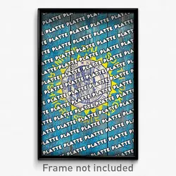 Platte South Dakota Poster (SD City Souvenir 11x17 Town Print)
