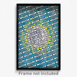 Miller South Dakota Poster (SD City Souvenir 11x17 Town Print)