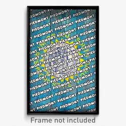 Piedmont South Dakota Poster (SD City Souvenir 11x17 Town Print)