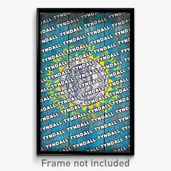 Tyndall South Dakota Poster (SD City Souvenir 11x17 Town Print)