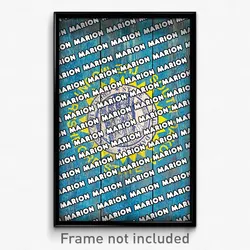 Marion South Dakota Poster (SD City Souvenir 11x17 Town Print)