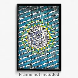 Whitewood South Dakota Poster (SD City Souvenir 11x17 Town Print)