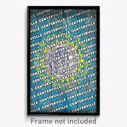 Centerville South Dakota Poster (SD City Souvenir 11x17 Town Print)