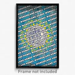 Wonderland Homes South Dakota Poster (SD City Souvenir 11x17 Town Print)