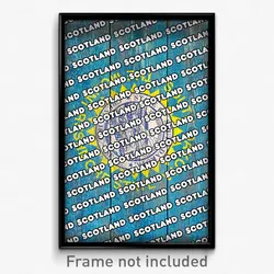 Scotland South Dakota Poster (SD City Souvenir 11x17 Town Print)