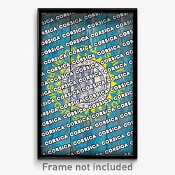 Corsica South Dakota Poster (SD City Souvenir 11x17 Town Print)
