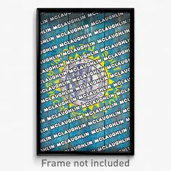 McLaughlin South Dakota Poster (SD City Souvenir 11x17 Town Print)