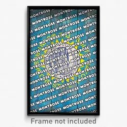 Montrose South Dakota Poster (SD City Souvenir 11x17 Town Print)