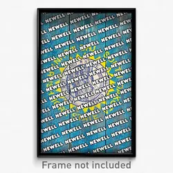 Newell South Dakota Poster (SD City Souvenir 11x17 Town Print)