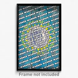 Warner South Dakota Poster (SD City Souvenir 11x17 Town Print)