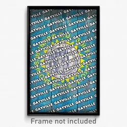 Gayville South Dakota Poster (SD City Souvenir 11x17 Town Print)