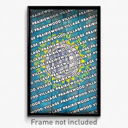 Prairiewood Village South Dakota Poster (SD City Souvenir 11x17 Town Print)