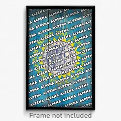 Alpena South Dakota Poster (SD City Souvenir 11x17 Town Print)