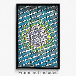 Bridgewater South Dakota Poster (SD City Souvenir 11x17 Town Print)
