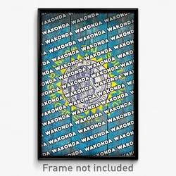 Wakonda South Dakota Poster (SD City Souvenir 11x17 Town Print)