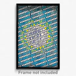 Kennebec South Dakota Poster (SD City Souvenir 11x17 Town Print)