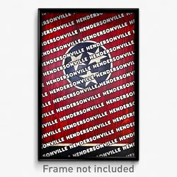 Hendersonville Tennessee Poster (TN City Souvenir 11x17 Town Print)
