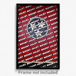Mount Juliet Tennessee Poster (TN City Souvenir 11x17 Town Print)