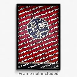 Maryville Tennessee Poster (TN City Souvenir 11x17 Town Print)