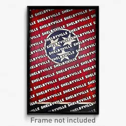 Shelbyville Tennessee Poster (TN City Souvenir 11x17 Town Print)