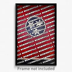 McMinnville Tennessee Poster (TN City Souvenir 11x17 Town Print)