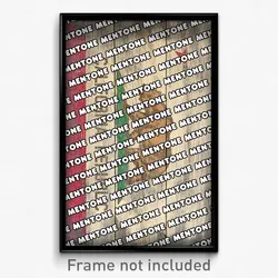 Mentone California Poster (CA City Souvenir 11x17 Town Print)