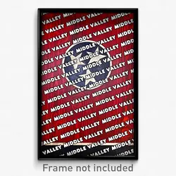 Middle Valley Tennessee Poster (TN City Souvenir 11x17 Town Print)