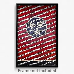 Bloomingdale Tennessee Poster (TN City Souvenir 11x17 Town Print)